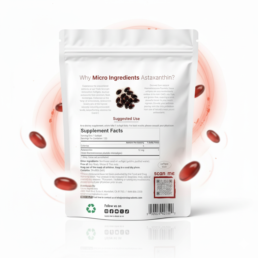 Astaxanthin 12mg + Natural Antioxidant Complex