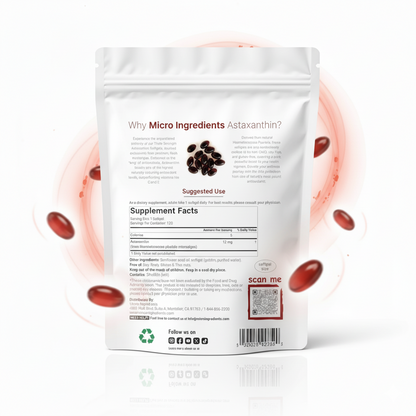 Astaxanthin 12mg + Natural Antioxidant Complex