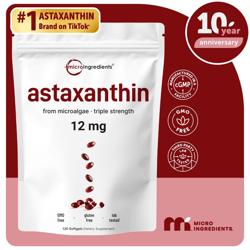 Astaxanthin 12mg + Natural Antioxidant Complex