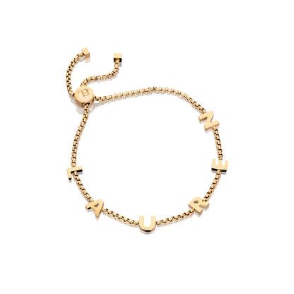 Custom Name Bracelet (Gold)