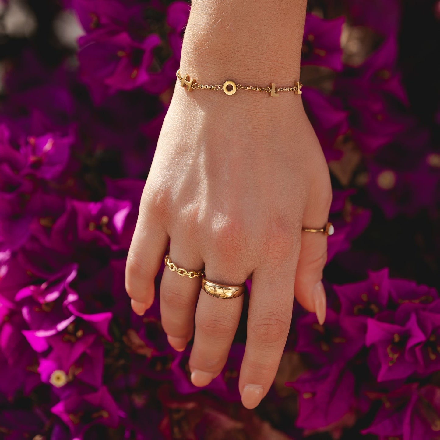 Custom Name Bracelet (Gold)