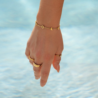 Custom Name Bracelet (Gold)